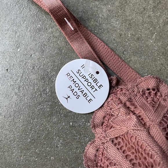 DANSKIN Intimate All Day Comfort Laser-Cut Lace Bra/Bralette Size Ladies Large - Picture 4 of 5